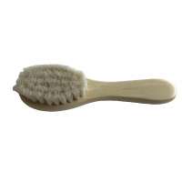 Natural Wooden Goat Hair Baby Hair Care Brush