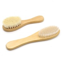 Water Injection Shoe Brush Wooden Handle Cleaning Brush Baby Self Detachable Hair Tools