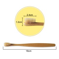 100% Natural Organic Biodegradable and Vegan cost-effective Soft Free Nylon Bristles Environmental Bamboo Toothbrushes